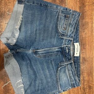 Just Black Blue Jean Shorts Cut-Off Style
